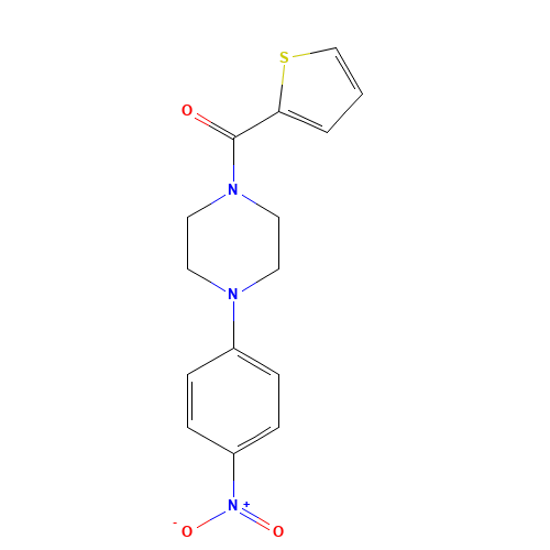 [4-(4-nitrophenyl)piperazin-1-yl]-thiophen-2-ylmethanone (CAS: 330468-37-6) - Related Chemical Product