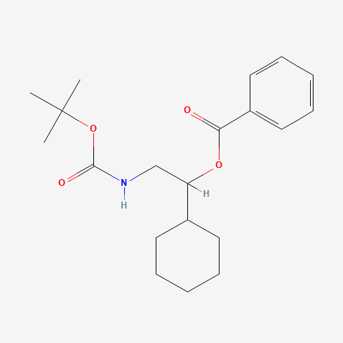 [1-cyclohexyl-2-[(2-methylpropan-2-yl)oxycarbonylamino]ethyl] benzoate (CAS: 913642-53-2) - Related Chemical Product