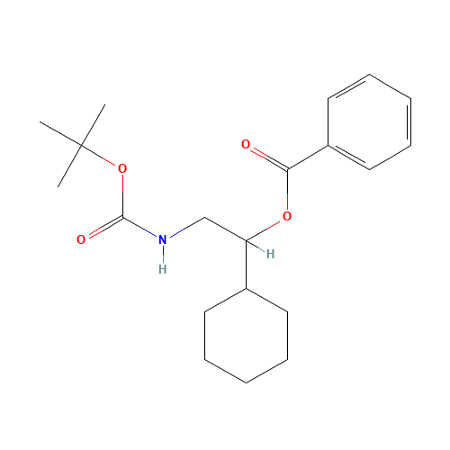 [1-cyclohexyl-2-[(2-methylpropan-2-yl)oxycarbonylamino]ethyl] benzoate (CAS: 913642-53-2) - Related Chemical Product