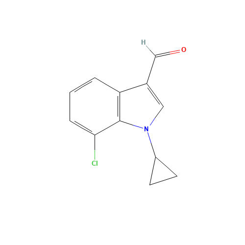 7-chloro-1-cyclopropylindole-3-carbaldehyde (CAS: 1350760-98-3) - Related Chemical Product
