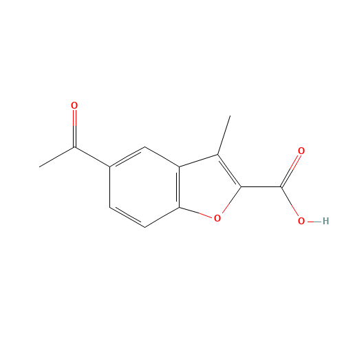5-acetyl-3-methyl-1-benzofuran-2-carboxylic acid (CAS: 99246-98-7) - Related Chemical Product