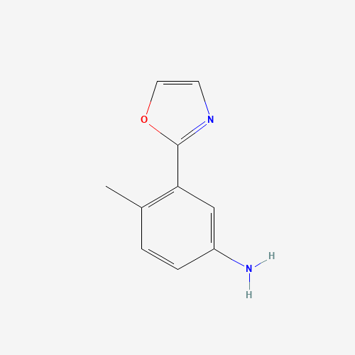 4-methyl-3-(1,3-oxazol-2-yl)aniline (CAS: 1150100-77-8) - Related Chemical Product