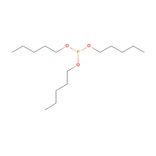 tripentyl phosphite (CAS: 1990-22-3) - Chemical Structure and Molecular Formula 