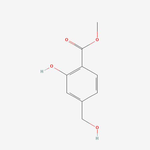 methyl 2-hydroxy-4-(hydroxymethyl)benzoate (CAS: 80235-10-5) - Chemical Structure and Molecular Formula 