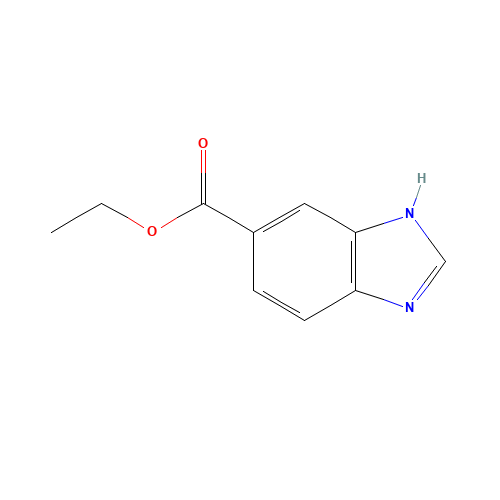 ethyl 3H-benzimidazole-5-carboxylate (CAS: 58842-61-8) - Chemical Structure and Molecular Formula 
