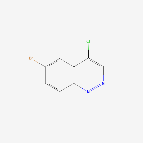 6-bromo-4-chlorocinnoline (CAS: 68211-15-4) - Chemical Structure and Molecular Formula 