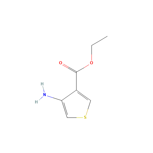 ethyl 4-aminothiophene-3-carboxylate (CAS: 158460-99-2) - Chemical Structure and Molecular Formula 