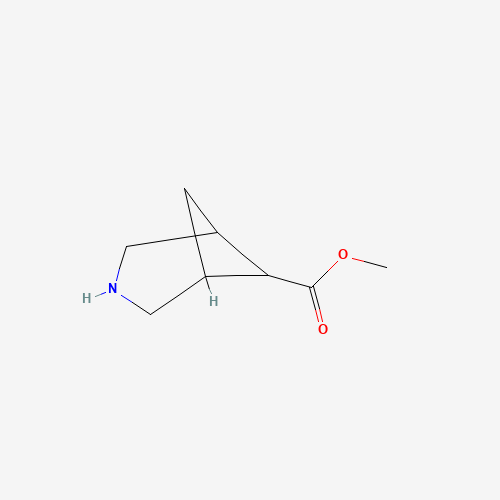 methyl 3-azabicyclo[3.1.1]heptane-6-carboxylate;hydrochloride (CAS: 1363381-51-4) - Chemical Structure and Molecular Formula 