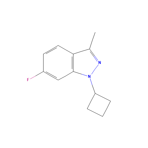 1-cyclobutyl-6-fluoro-3-methylindazole (CAS: 885271-99-8) - Related Chemical Product