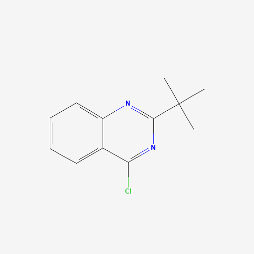 2-tert-butyl-4-chloroquinazoline (CAS: 403612-89-5) - Chemical Structure and Molecular Formula 