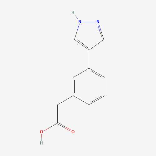 2-[3-(1H-pyrazol-4-yl)phenyl]acetic acid (CAS: 1379989-16-8) - Related Chemical Product