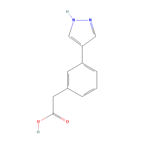 2-[3-(1H-pyrazol-4-yl)phenyl]acetic acid (CAS: 1379989-16-8) - Related Chemical Product