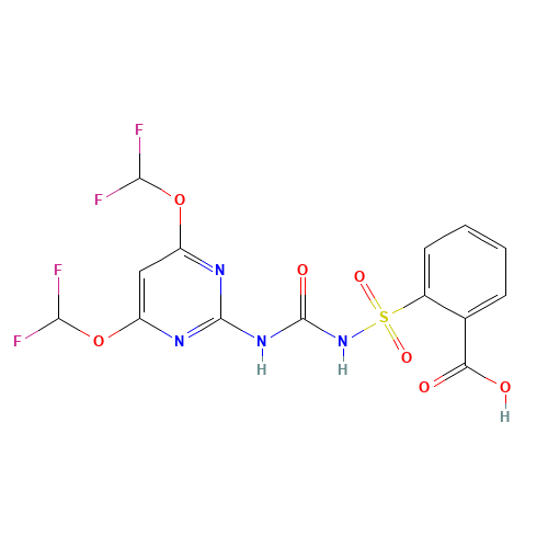 2-[[4,6-bis(difluoromethoxy)pyrimidin-2-yl]carbamoylsulfamoyl]benzoic acid (CAS: 113036-87-6) - Related Chemical Product