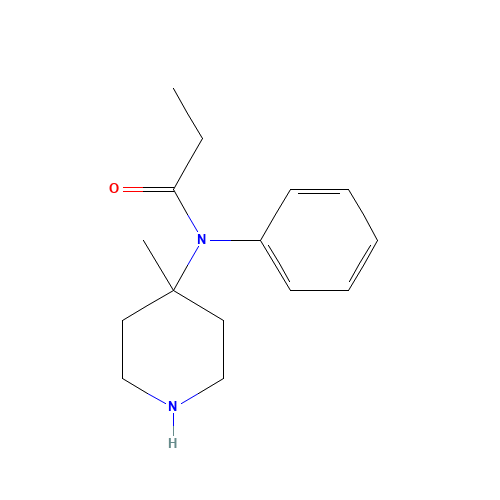 N-(4-methylpiperidin-4-yl)-N-phenylpropanamide (CAS: 303983-37-1) - Related Chemical Product