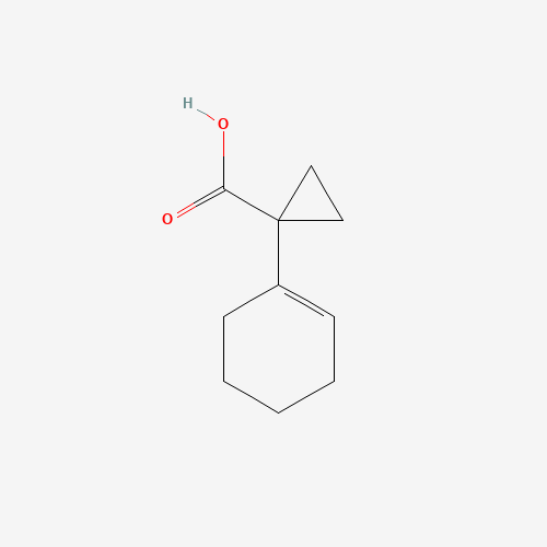 1-(cyclohexen-1-yl)cyclopropane-1-carboxylic acid (CAS: 1378817-85-6) - Chemical Structure and Molecular Formula 