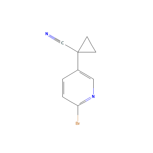 1-(6-bromopyridin-3-yl)cyclopropane-1-carbonitrile (CAS: 827628-16-0) - Related Chemical Product