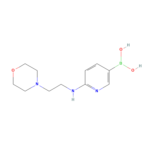 [6-(2-morpholin-4-ylethylamino)pyridin-3-yl]boronic acid (CAS: 1003043-61-5) - Related Chemical Product