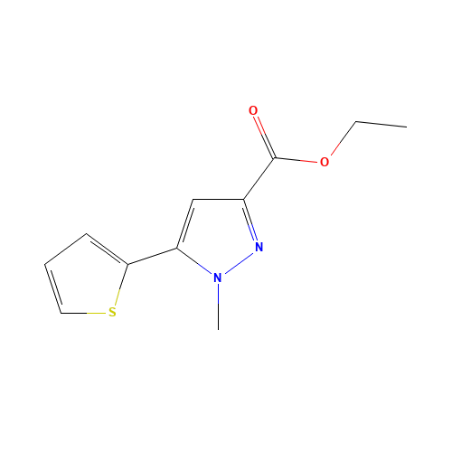 ethyl 1-methyl-5-thiophen-2-ylpyrazole-3-carboxylate (CAS: 868755-60-6) - Related Chemical Product
