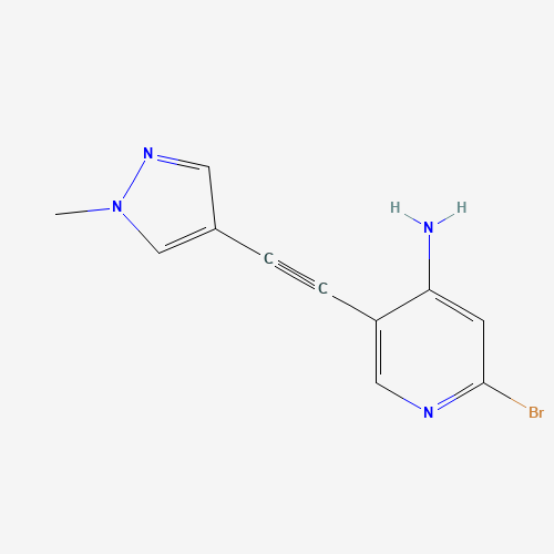 2-bromo-5-[2-(1-methylpyrazol-4-yl)ethynyl]pyridin-4-amine (CAS: 1400286-75-0) - Related Chemical Product