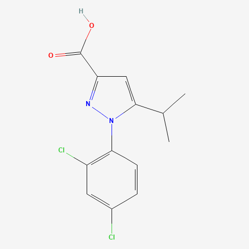 1-(2,4-dichlorophenyl)-5-propan-2-ylpyrazole-3-carboxylic acid (CAS: 126068-31-3) - Related Chemical Product