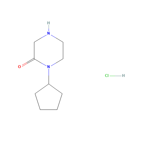 1-cyclopentylpiperazin-2-one;hydrochloride (CAS: 1185300-00-8) - Related Chemical Product