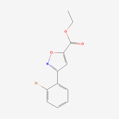 ethyl 3-(2-bromophenyl)-1,2-oxazole-5-carboxylate (CAS: 885273-64-3) - Related Chemical Product