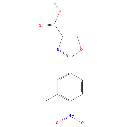 2-(3-methyl-4-nitrophenyl)-1,3-oxazole-4-carboxylic acid (CAS: 885273-86-9) - Related Chemical Product