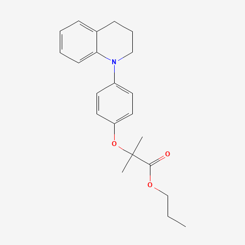 propyl 2-[4-(3,4-dihydro-2H-quinolin-1-yl)phenoxy]-2-methylpropanoate (CAS: 39099-54-2) - Related Chemical Product