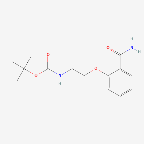 tert-butyl N-[2-(2-carbamoylphenoxy)ethyl]carbamate (CAS: 1256633-35-8) - Related Chemical Product