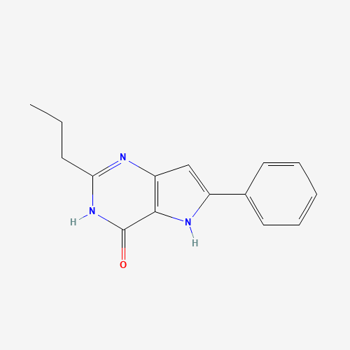 6-phenyl-2-propyl-1,5-dihydropyrrolo[3,2-d]pyrimidin-4-one (CAS: 237435-70-0) - Related Chemical Product