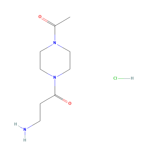1-(4-acetylpiperazin-1-yl)-3-aminopropan-1-one;hydrochloride (CAS: 701290-61-1) - Related Chemical Product