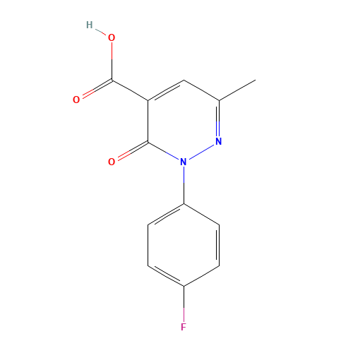 2-(4-fluorophenyl)-6-methyl-3-oxopyridazine-4-carboxylic acid (CAS: 946505-18-6) - Related Chemical Product