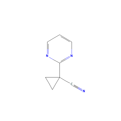 1-pyrimidin-2-ylcyclopropane-1-carbonitrile (CAS: 1378798-49-2) - Related Chemical Product