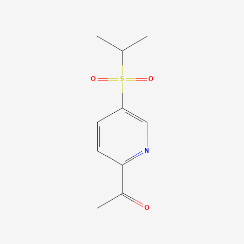 1-(5-propan-2-ylsulfonylpyridin-2-yl)ethanone (CAS: 1245649-61-9) - Related Chemical Product