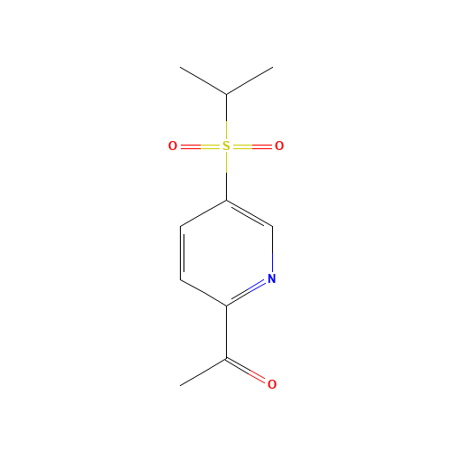 1-(5-propan-2-ylsulfonylpyridin-2-yl)ethanone (CAS: 1245649-61-9) - Related Chemical Product