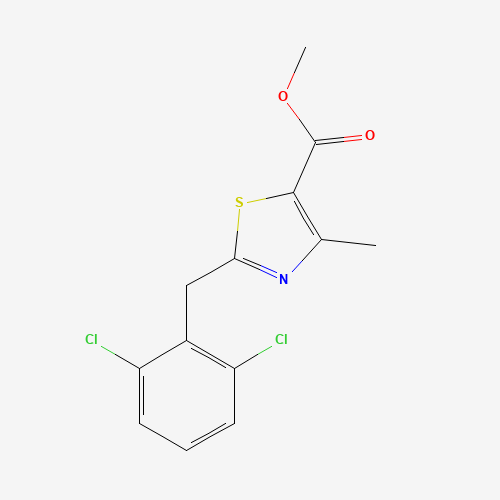 methyl 2-[(2,6-dichlorophenyl)methyl]-4-methyl-1,3-thiazole-5-carboxylate (CAS: 736971-25-8) - Related Chemical Product