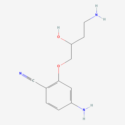 4-amino-2-(4-amino-2-hydroxybutoxy)benzonitrile (CAS: 1356010-19-9) - Related Chemical Product
