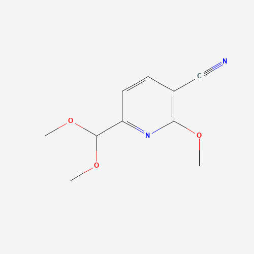 6-(dimethoxymethyl)-2-methoxypyridine-3-carbonitrile (CAS: 1310948-46-9) - Related Chemical Product
