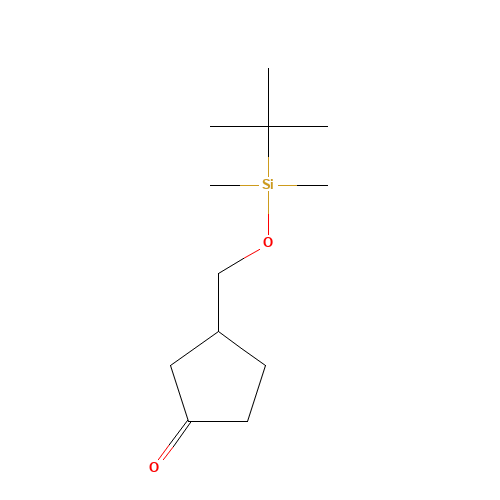 3-[[tert-butyl(dimethyl)silyl]oxymethyl]cyclopentan-1-one (CAS: 173776-28-8) - Related Chemical Product