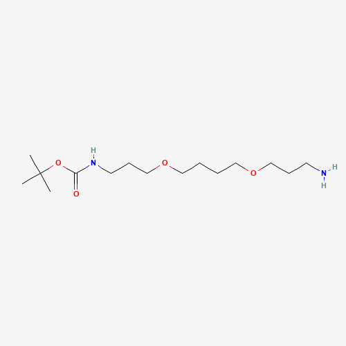 tert-butyl N-[3-[4-(3-aminopropoxy)butoxy]propyl]carbamate (CAS: 101187-29-5) - Related Chemical Product