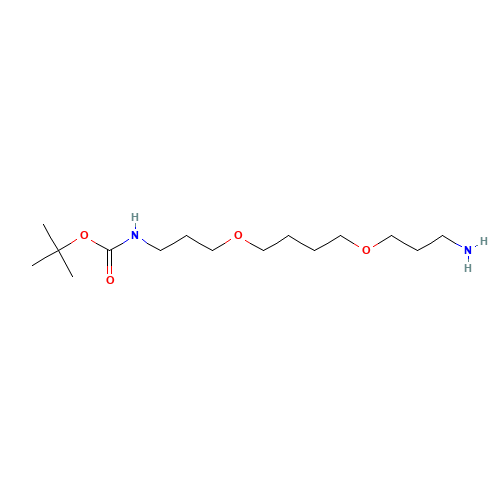 tert-butyl N-[3-[4-(3-aminopropoxy)butoxy]propyl]carbamate (CAS: 101187-29-5) - Related Chemical Product