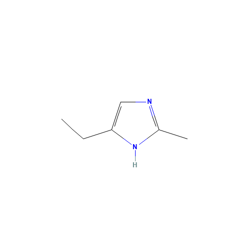 5-ethyl-2-methyl-1H-imidazole (CAS: 29239-89-2) - Chemical Structure and Molecular Formula 