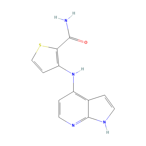 3-(1H-pyrrolo[2,3-b]pyridin-4-ylamino)thiophene-2-carboxamide (CAS: 1265225-65-7) - Related Chemical Product