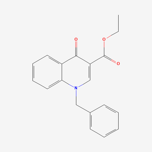 ethyl 1-benzyl-4-oxoquinoline-3-carboxylate (CAS: 53977-02-9) - Chemical Structure and Molecular Formula 