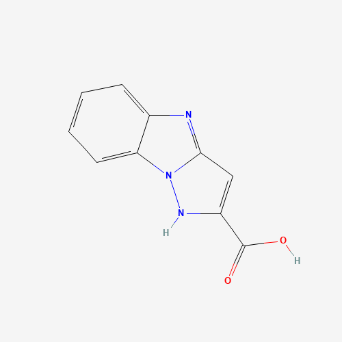 1H-pyrazolo[1,5-a]benzimidazole-2-carboxylic acid (CAS: 93690-10-9) - Chemical Structure and Molecular Formula 