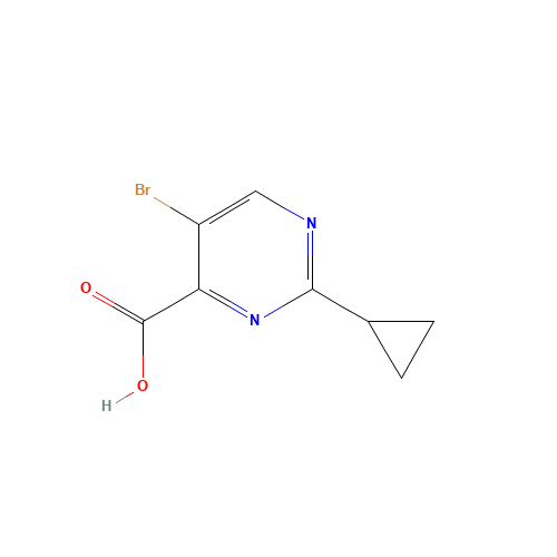 5-bromo-2-cyclopropylpyrimidine-4-carboxylic acid (CAS: 304902-95-2) - Related Chemical Product