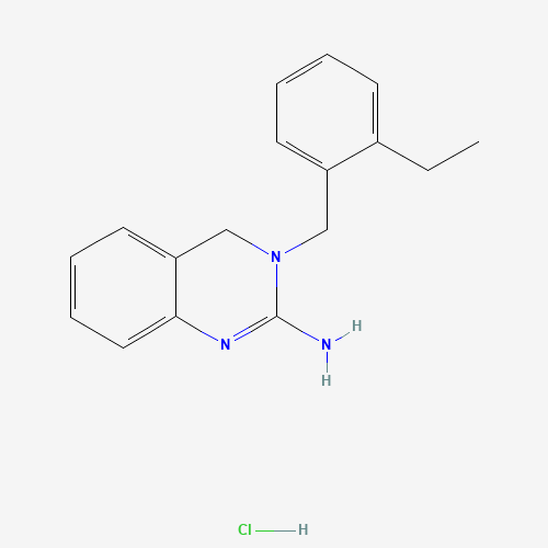 3-[(2-ethylphenyl)methyl]-4H-quinazolin-2-amine;hydrochloride (CAS: 75063-94-4) - Related Chemical Product
