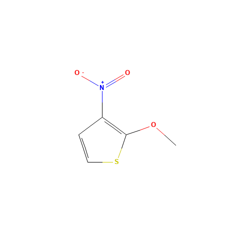 2-methoxy-3-nitrothiophene (CAS: 30549-14-5) - Chemical Structure and Molecular Formula 