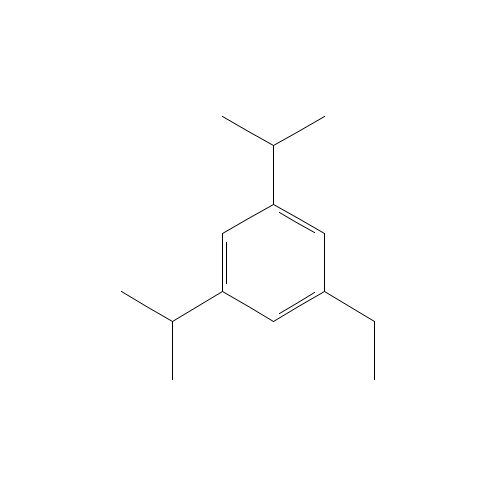 1-ethyl-3,5-di(propan-2-yl)benzene (CAS: 15181-13-2) - Chemical Structure and Molecular Formula 