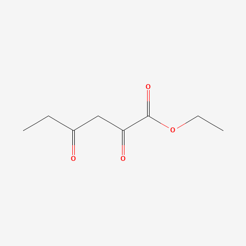 ethyl 2,4-dioxohexanoate (CAS: 13246-52-1) - Chemical Structure and Molecular Formula 